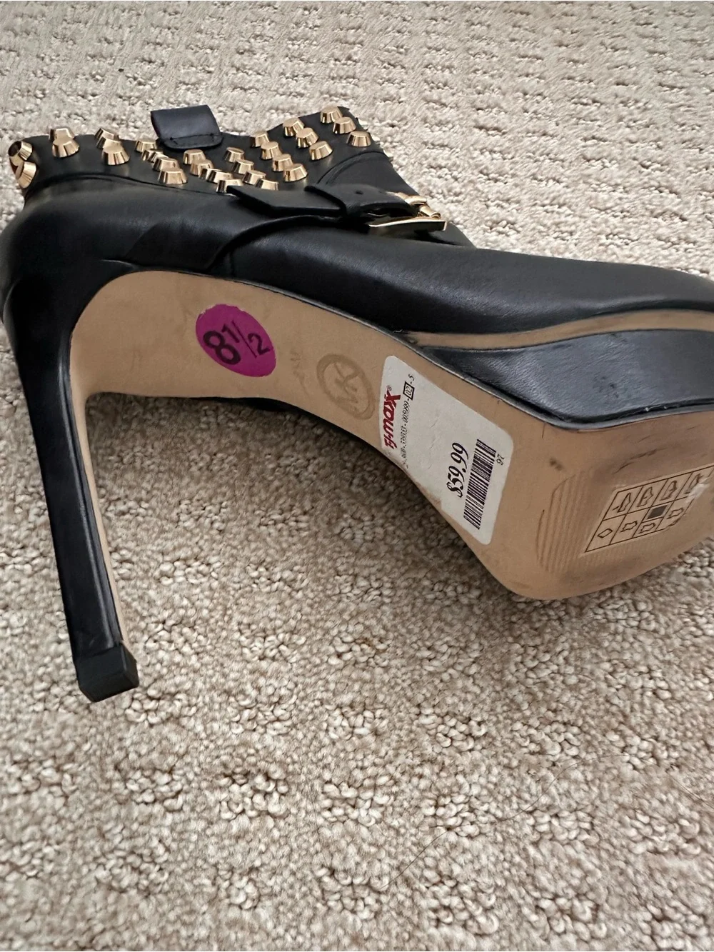 MICHAEL Michael Kors Studded Bryn Ankle Boots